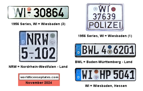 Police, Local Authorities license plates