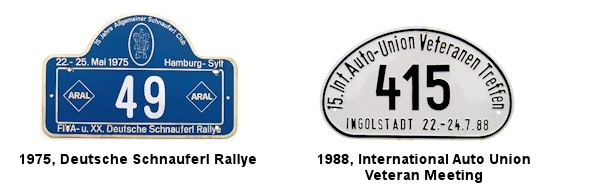 Special Events license plates