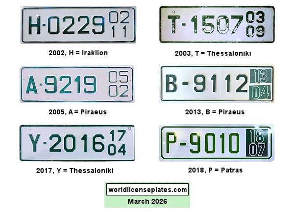 Export license plates
