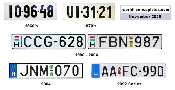 Private/Passenger license plates