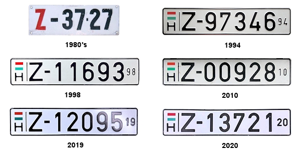 Export license plates