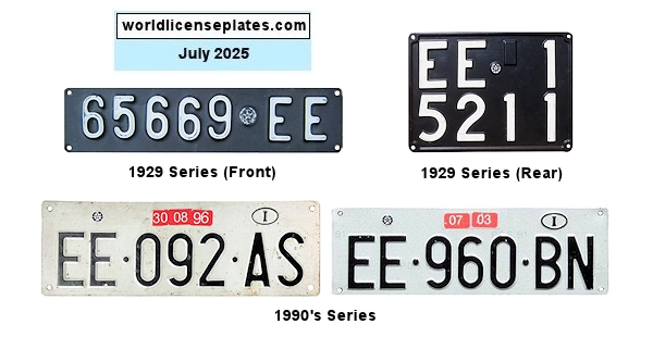 Temporary license plates