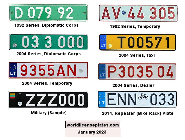 Non-Passenger/Other license plates