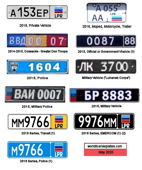 Miscellaneous Vehicle Classes license plates