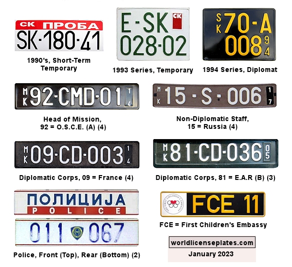 Non-Passenger/Other license plates