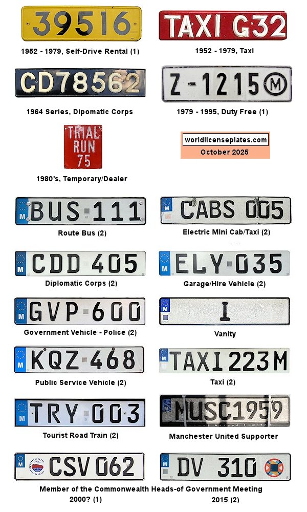 Non-Passenger/Other license plates
