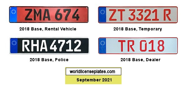 2000's license plates