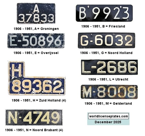 Private/Passenger license plates