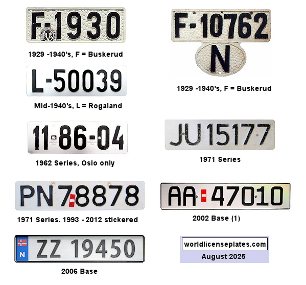 Private/Passenger * license plates