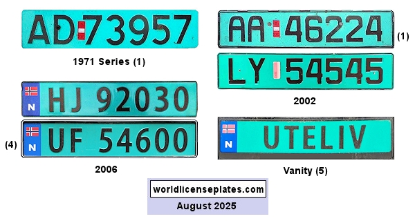 Light Commercial Vehicle license plates