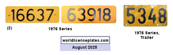 Military license plates