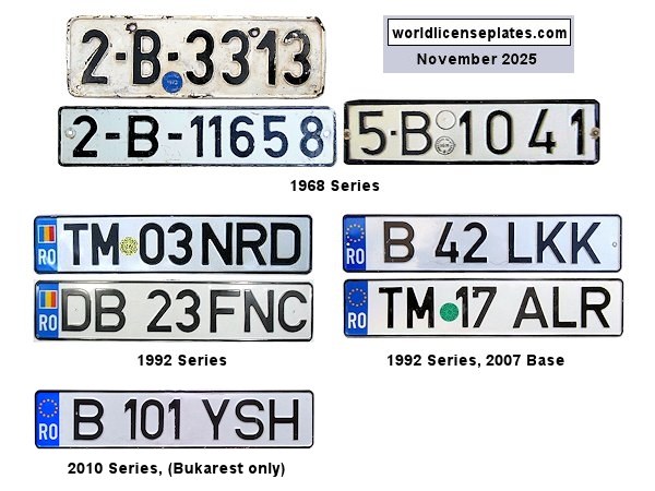 Private/Passenger license plates