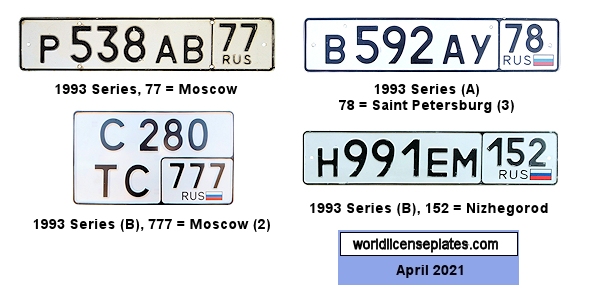 Private and Commercial license plates