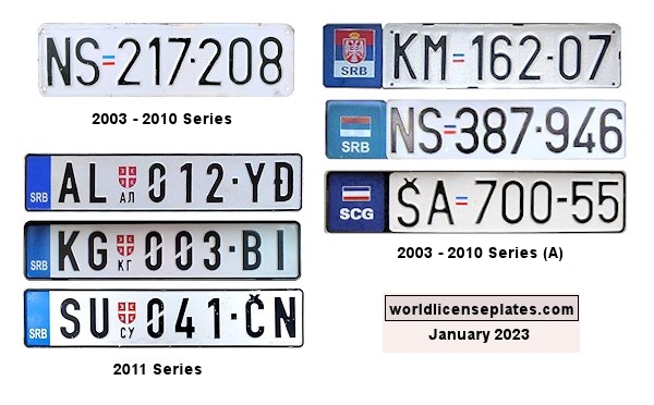 Private/Passenger license plates