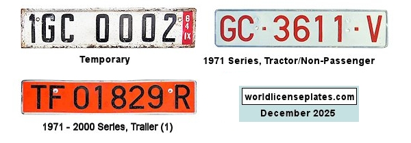 Miscellaneous/Other license plates