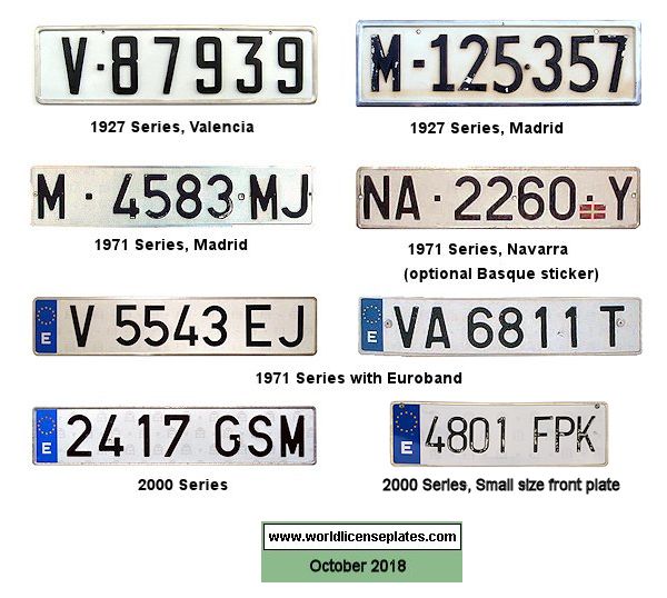 Private/Passenger license plates