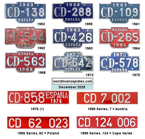 Diplomatic Corps license plates