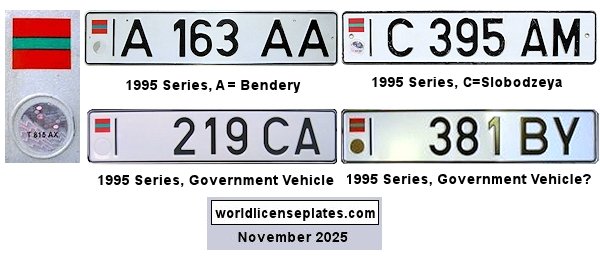 Transnistria license plates