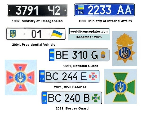 Government license plates