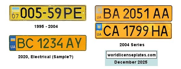 Public Service, Bus, Taxi license plates