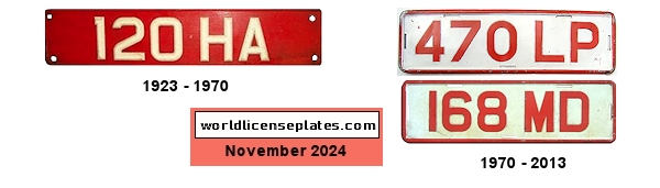 Dealer license plates