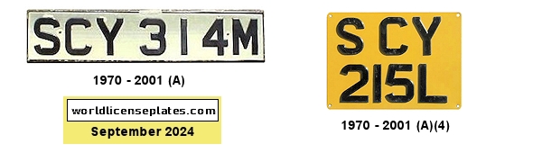 Isles of Scilly (England) license plates