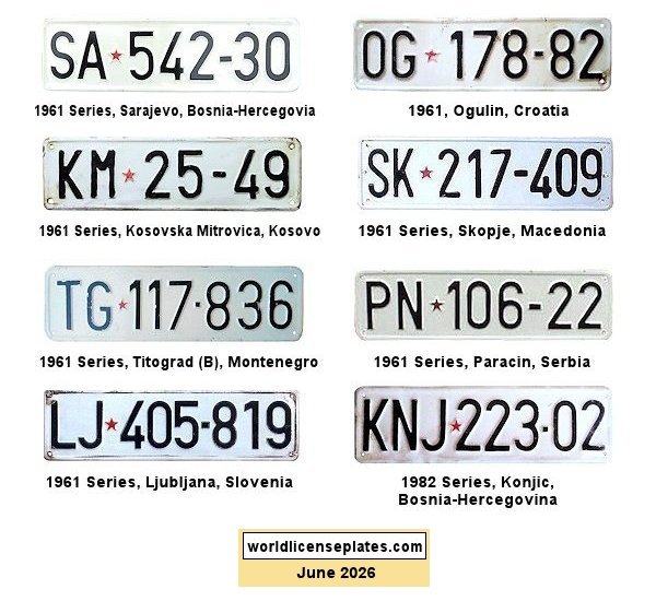 Private/Passenger license plates