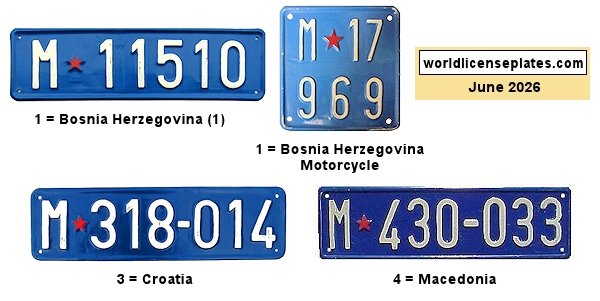 Police license plates