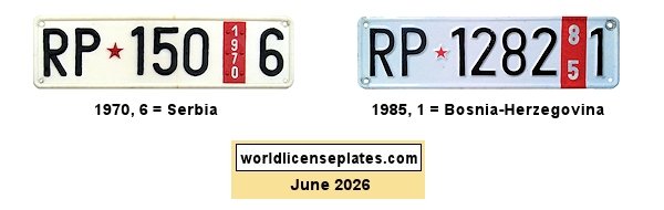 Temporary license plates