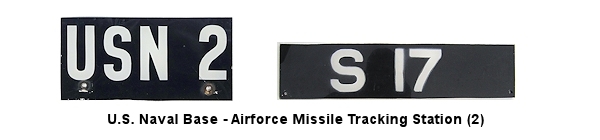 United States Forces license plates