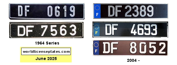 German Forces license plates