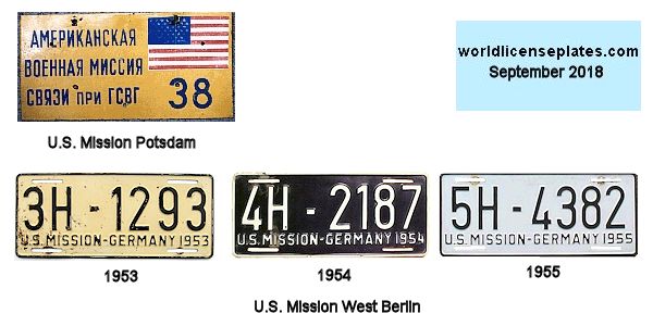 Missions license plates