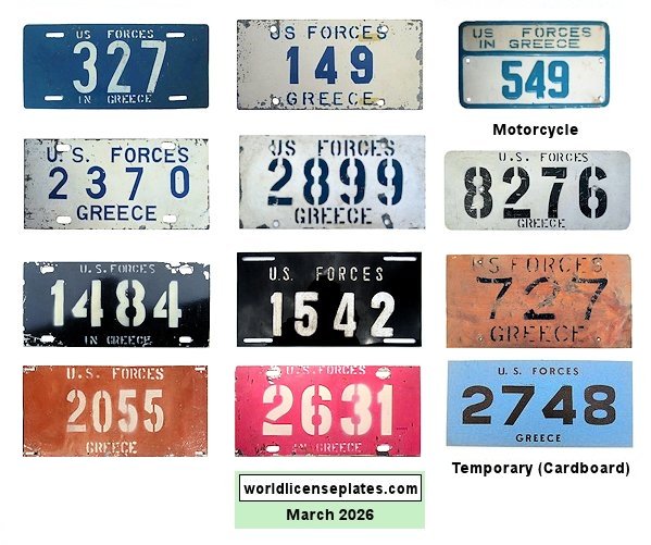 Foreign Forces license plates