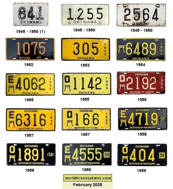 United States Forces license plates