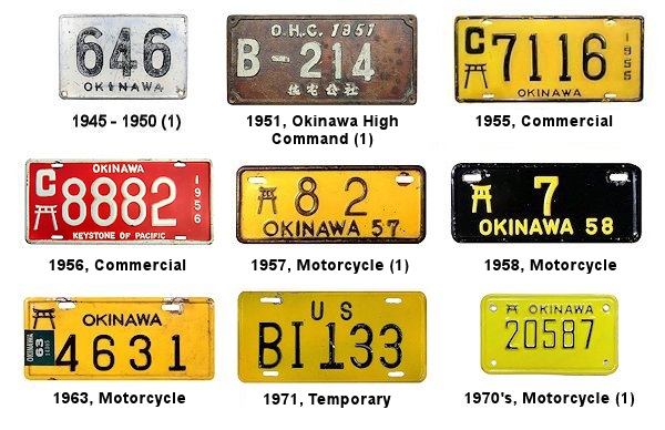 Non-Passenger/Other license plates