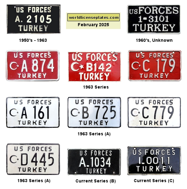 United States Forces license plates