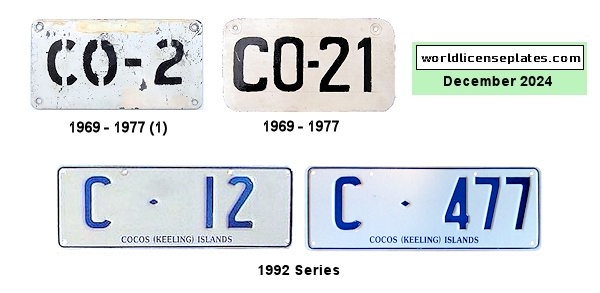 Private/Passenger license plates