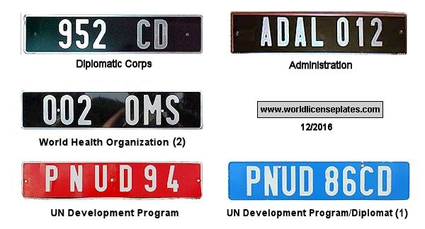 Non-Passenger/Other license plates
