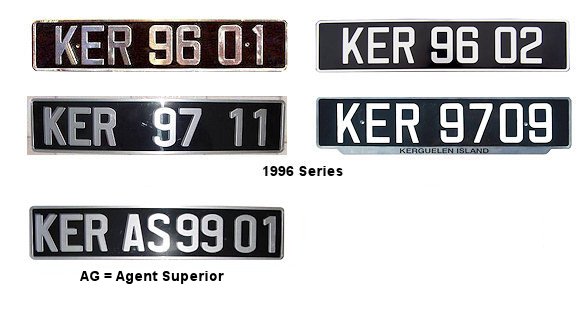 Various Vehicle Classes license plates