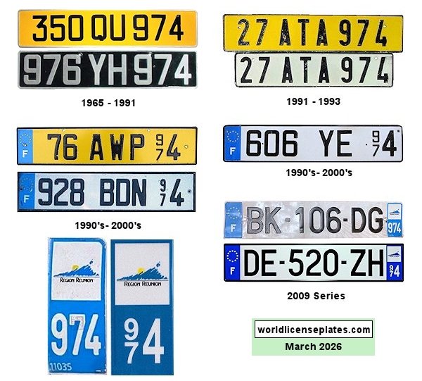 Private/Passenger license plates