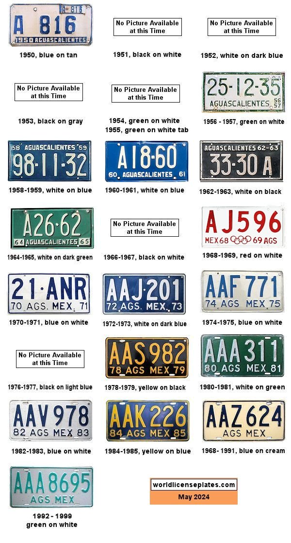 Plate History license plates