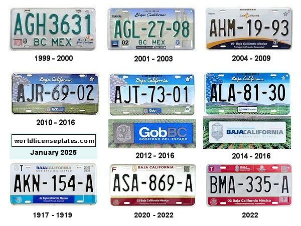 Private/Passenger license plates