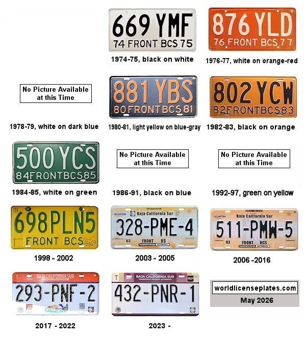 Private/Passenger - Border Zone license plates