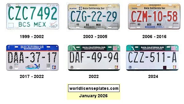 Private/Passenger license plates