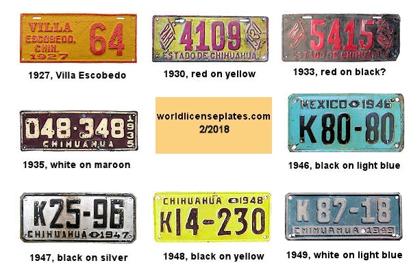Plate History license plates