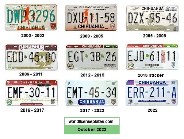 Private/Passenger license plates