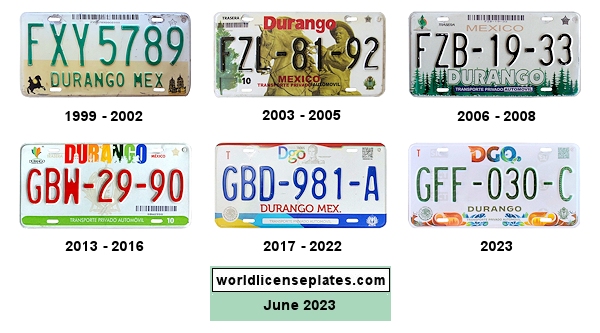 Private/Passenger license plates
