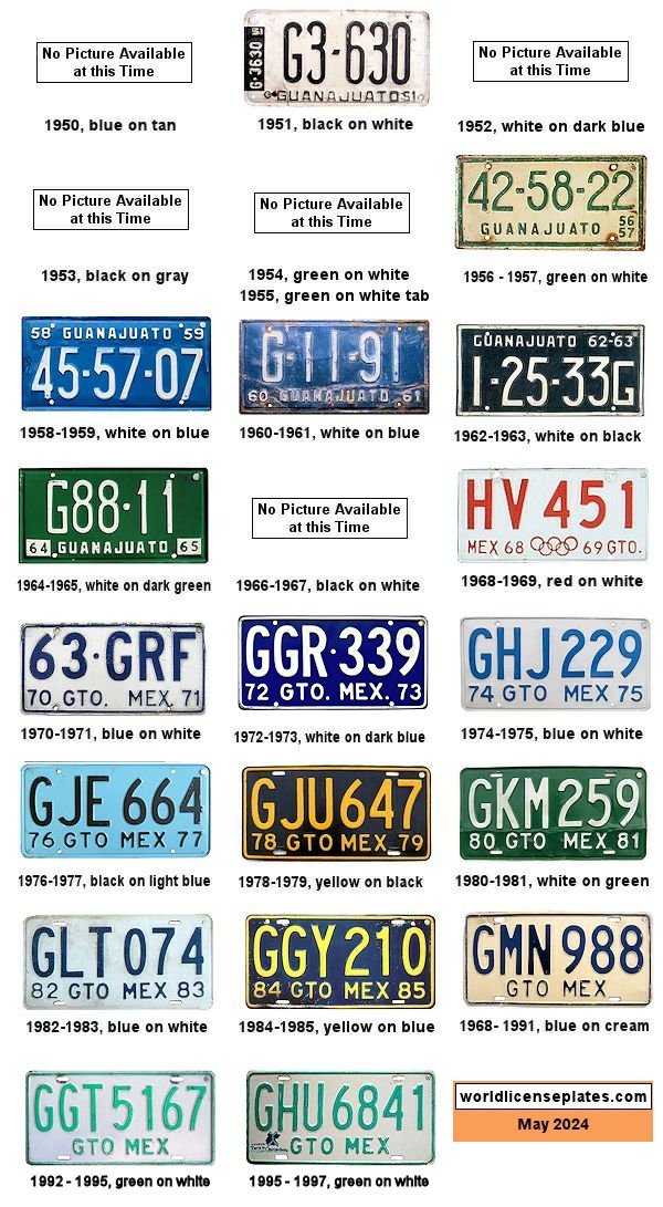 Plate History license plates