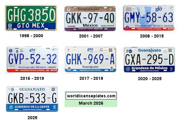 Private/Passenger license plates