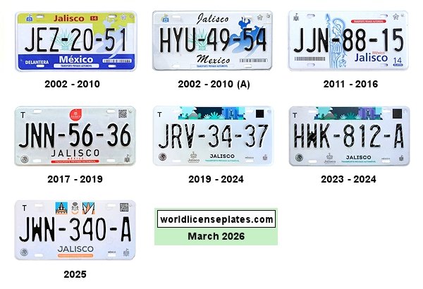 Private/Passenger license plates